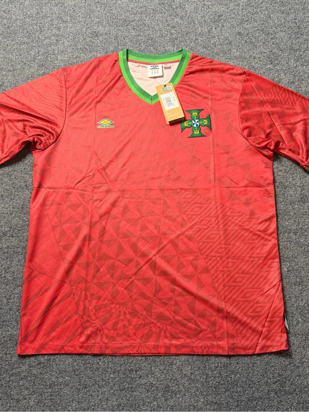 Umbro Portugal Oversized Vintage Style Euro Cup National Team Jersey size XL